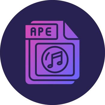 APE Geometric Application Mark Design Element vector