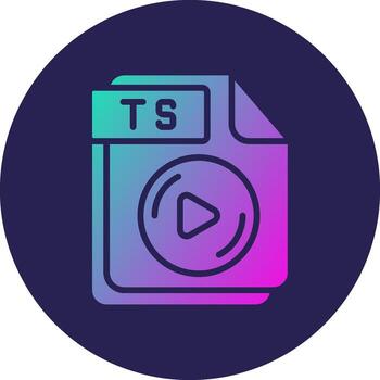 TS Sharp Lined Graphic Style Mark vector