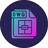 DWG Bold Application Based Graphic Design vector