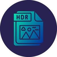 HDR Crisp Outlined Line Artwork Design vector