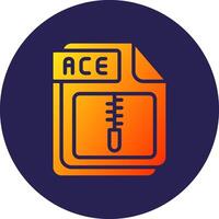 ACE Hand Drawn Sketch Style Symbol vector