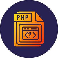 PHP High Detail Graphic Shape Design vector