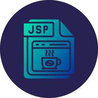 JSP Clean UI Concept Design Badge vector