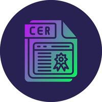 CER Pixel Style Inspired Badge Element vector