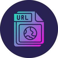 URL Cool Tone Style Form Object vector