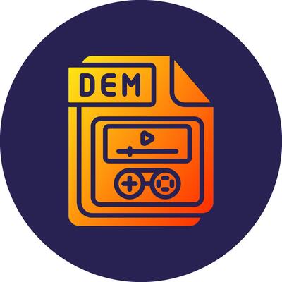 DEM Sharp Lined Graphic Style Mark
