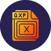 QXP Web Based Design Element Symbol vector