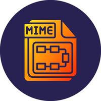 MIME Smooth Application Visual Design Style vector