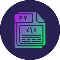 PY Compact Web Style Symbol Design vector