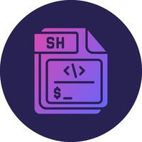 SH Neon Colored User Interface Symbol vector