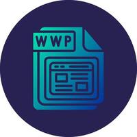 WWP Muted Colored User Interface Design vector