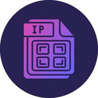 IP 3D Rendered Symbol Graphic Element vector