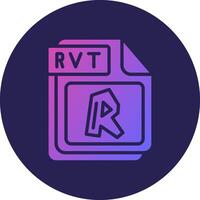 RVT Pixel Style Inspired Badge Element vector