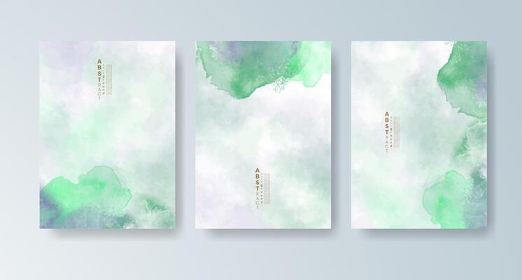 Cards with colorful hand-painted watercolor details.