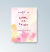 Soft ombre watercolor blend with warm peach tones vector