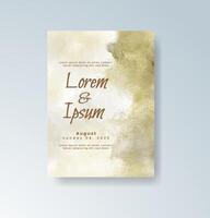 Clay and sage watercolor texture card for artisan feel. vector