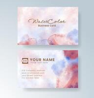 Bold and bright business design using watercolor blending. vector