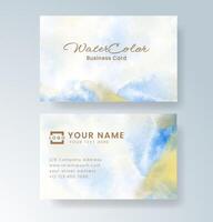 Light and airy watercolor effect for elegant business branding. vector