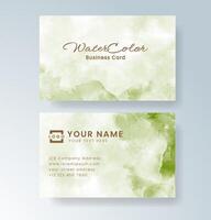 Sleek card design with colorful watercolor aesthetics. vector