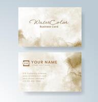 Elegant layout with soft watercolor accents in the background. vector