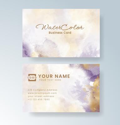 Clean and modern layout with artistic watercolor details.