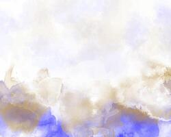 Whirl of colors in abstract watercolor digital design. vector