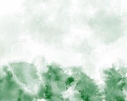 Abstract scenery of pigment-rich digital watercolor splashes. vector