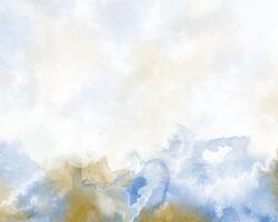 Abstract digital design with airy watercolor composition. vector