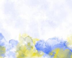 Digital painting featuring fluid watercolor in abstract form. vector
