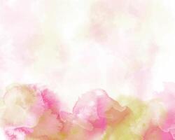 Harmonious digital art with colorful watercolor textures. vector