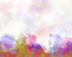 Soft watercolor gradients in abstract digital layout. vector