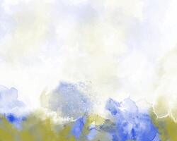 Splash of digital watercolor with layered abstract design. vector