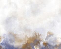 Ethereal layers of watercolor in abstract digital painting. vector