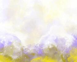 Bold watercolor strokes in digital abstract composition. vector