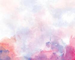 Abstract cloud-like painting with watercolor shades. Digital rendering. vector