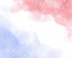 Bright artistic design with digital watercolor brushwork. vector