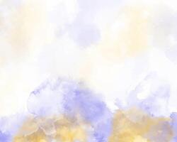 Digital wash of abstract colors in watercolor technique. vector