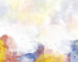 Fluid abstract design with vivid digital watercolor. vector