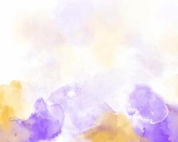 Abstract color field with watercolor textures. Digital painting style. vector
