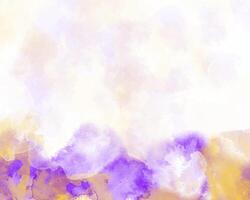 Bold watercolor painting with abstract splashes. Ideal for creative backgrounds. vector