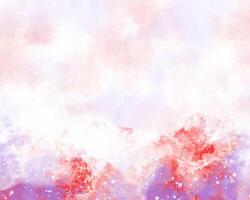 Digital abstract watercolor with rich, fluid colors and dreamy layers. vector