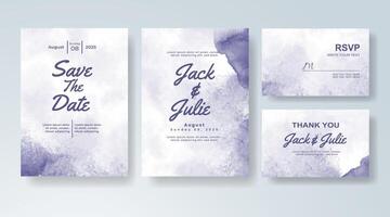 Digital splash textures add charm to this wedding design. vector