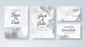 Abstract color waves for a unique wedding invitation. vector