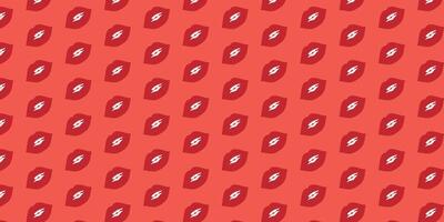 National Lipstick Day Pattern Background vector
