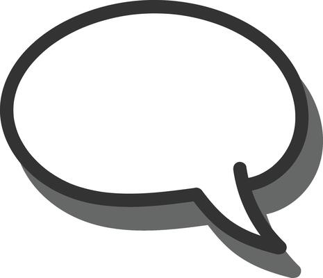 Speech Bubble with Shadow Style