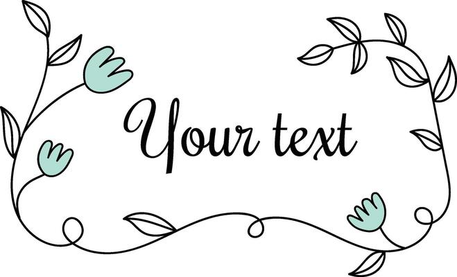 Floral Frame Design