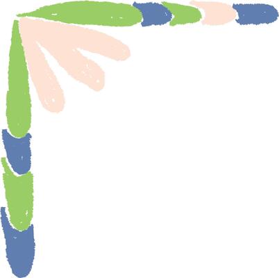Abstract Corner Brush Strokes