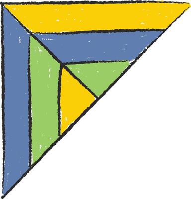 Geometric Triangle Doodle