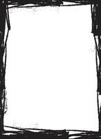 Grunge Hand-Drawn Frame Border vector