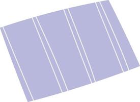 Striped Rectangular Mat vector